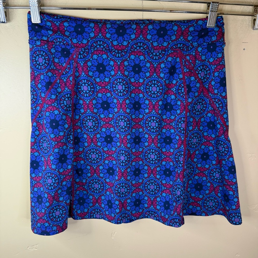 Title Nine Womens A-Line Floral Skirt Regular Mini Tennis Pickleball Size Small